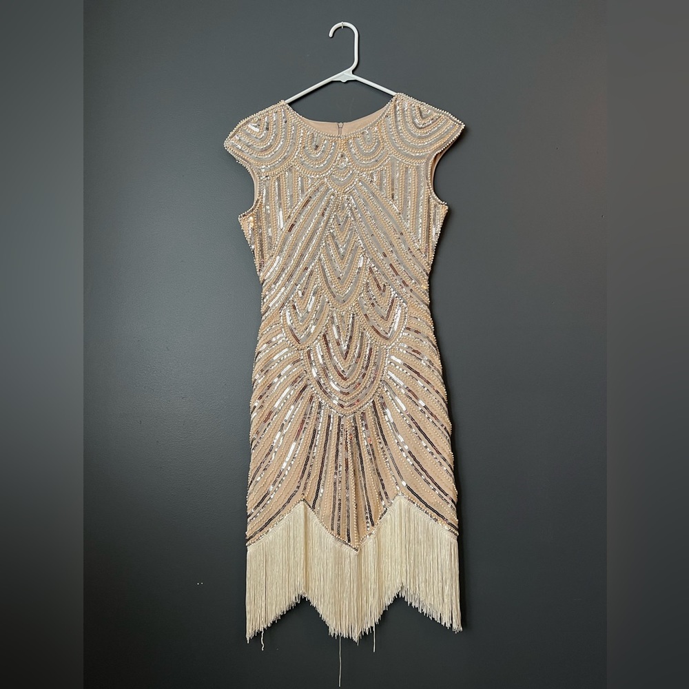 Flapper Dress with fringe Size X-Small